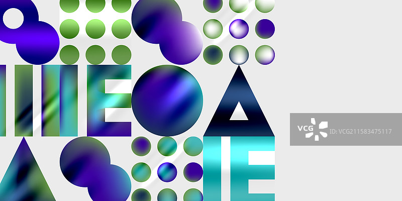 三角形、圆形、正方形、矩形的设计图片素材