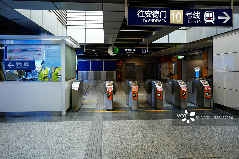 南京地铁元通站 公共空间改造 南京最美地铁图片素材