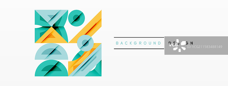 抽象几何背景与形状图片素材