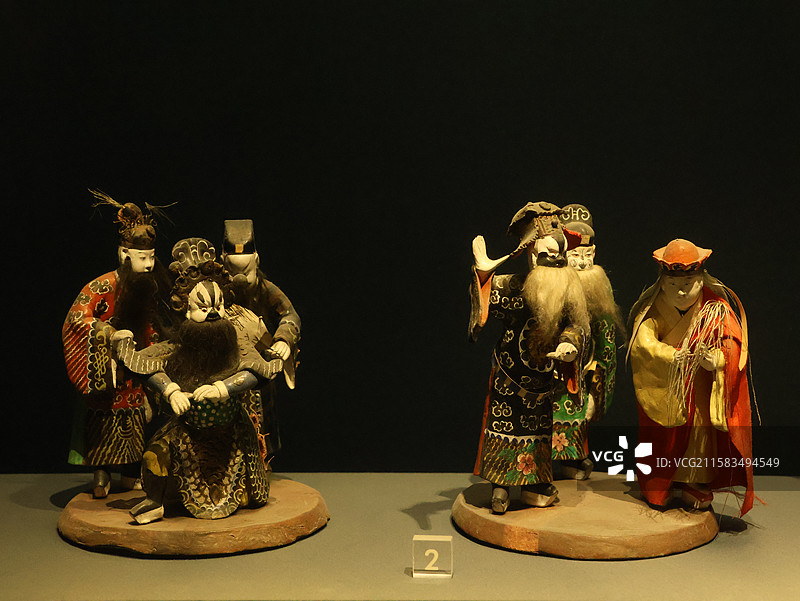 南京博物院【清末】泥塑戏剧人物图片素材