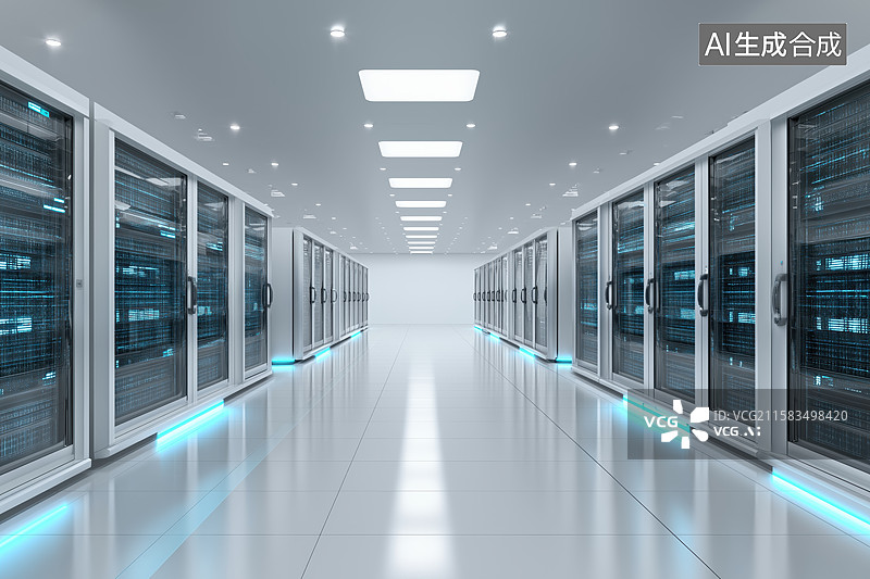 【AI数字艺术】数据中心图片素材