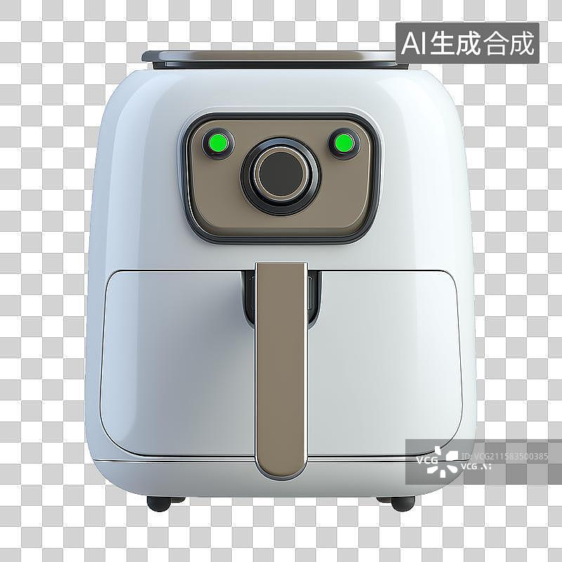 【AI数字艺术】3D风格小家电主题之空气炸锅元素图片素材