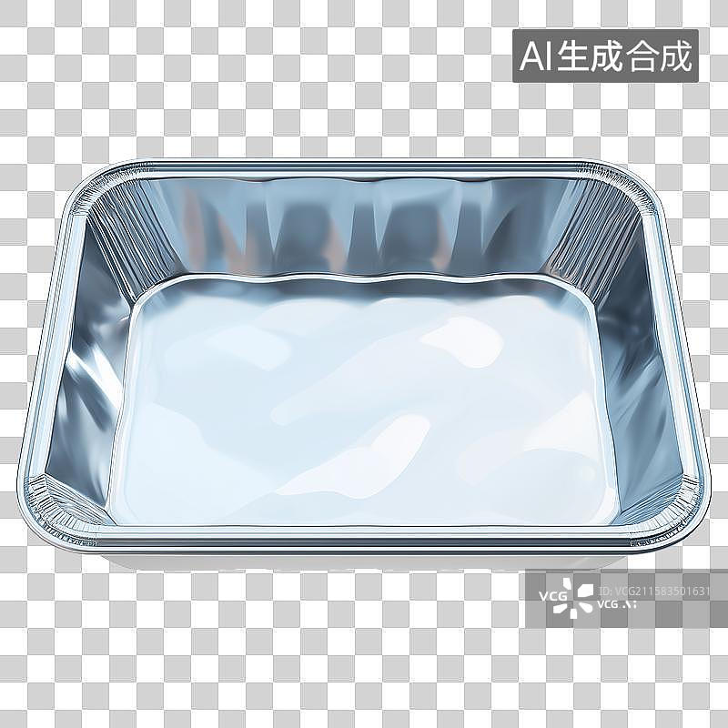 【AI数字艺术】3D风格厨房用品主题之锡纸盒元素图片素材