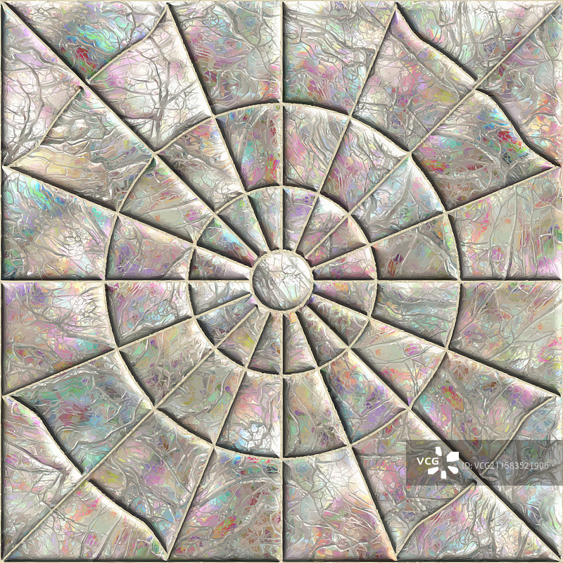 创意的方形圆形纹理图片素材