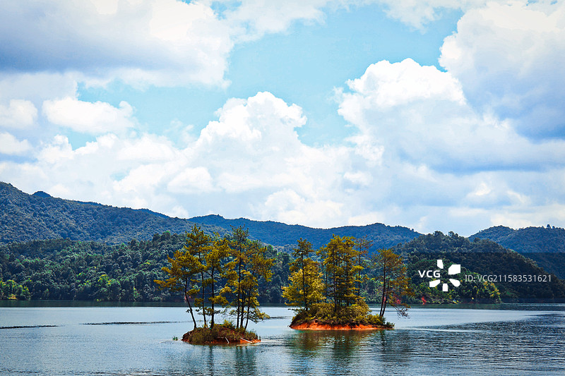 阳明湖图片素材