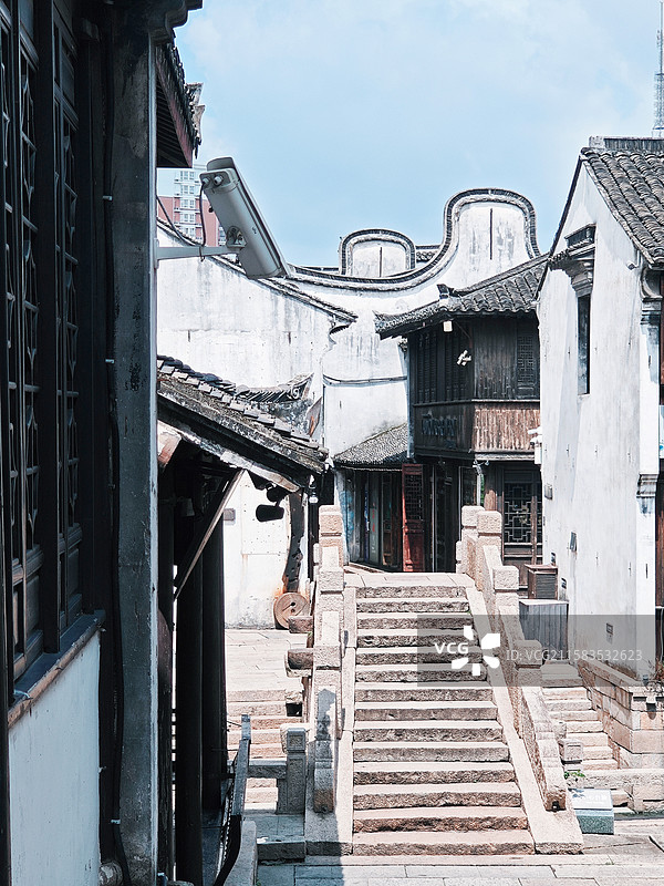 浙江嘉兴月河街区图片素材