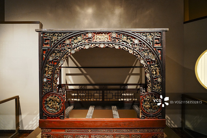 坐卧安寝——深圳博物馆藏床榻精品展图片素材