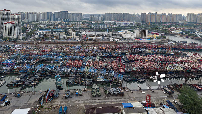 北海侨港码头图片素材