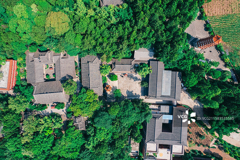 川中古刹-乐至报国寺图片素材