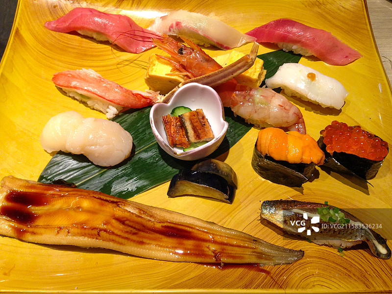 日本东京：活色生香的日本料理图片素材