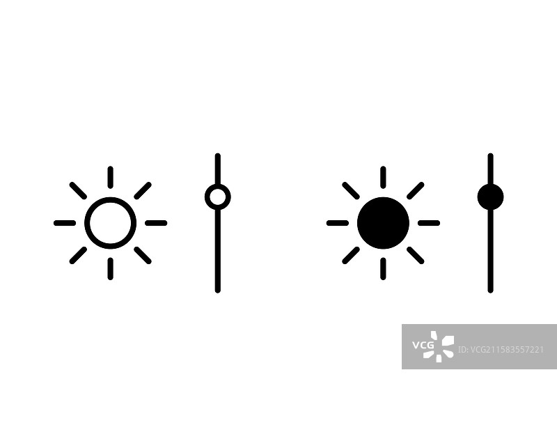 亮度和对比度调节图标图片素材