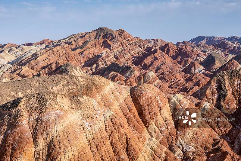 甘肃七彩丹霞图片素材