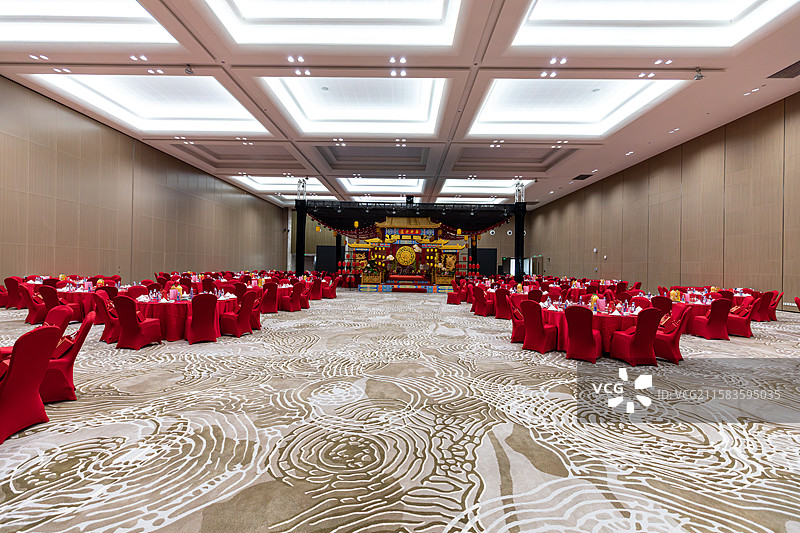 传统中国婚礼宴席图片素材