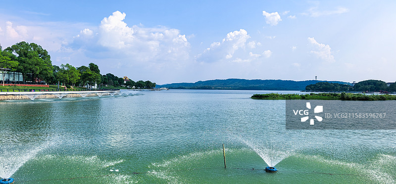 岳阳市南湖公园图片素材