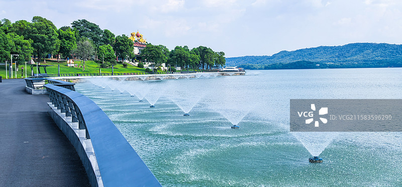 岳阳市南湖公园图片素材