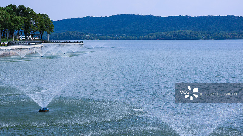 岳阳市南湖公园图片素材