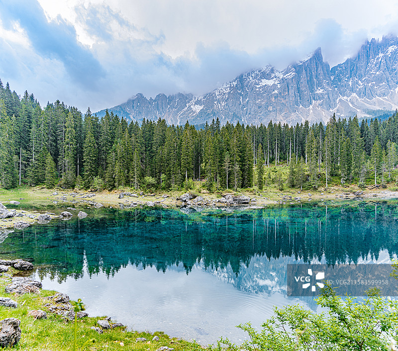 多洛米蒂·Dolomites-卡雷扎湖·Lago di Carezza图片素材