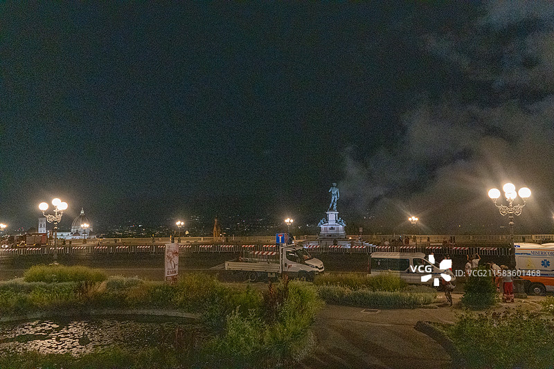 佛罗伦萨·Firenze-米开朗基罗广场-圣若望庆典图片素材