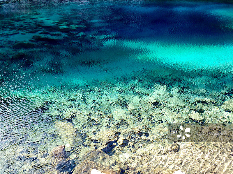九寨归来不看水-冬天的九寨沟依然美丽图片素材