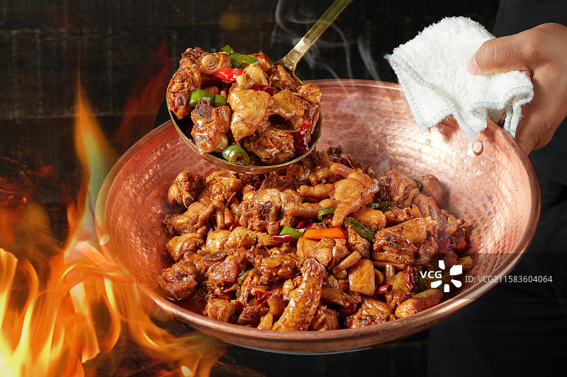 小炒鸡图片素材