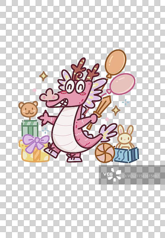 小龙过六一图片素材