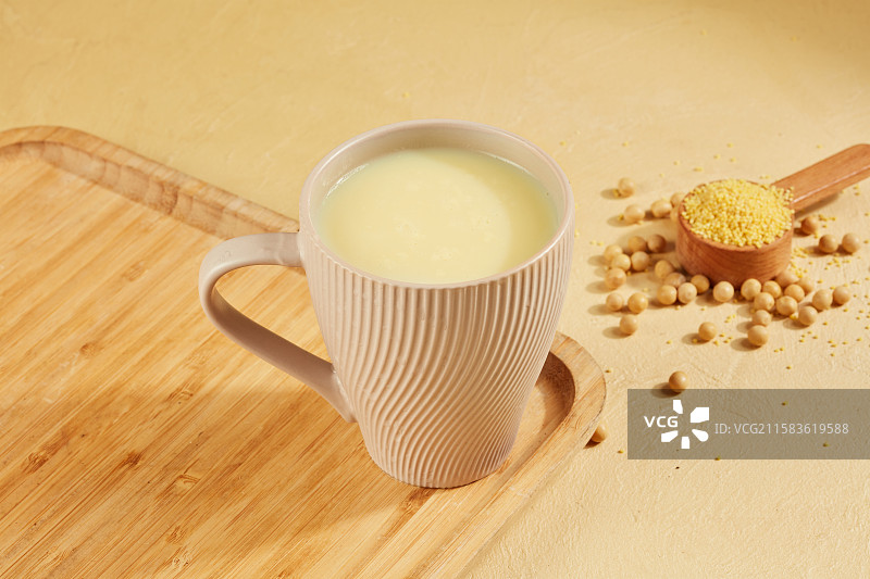 现磨小米豆浆图片素材