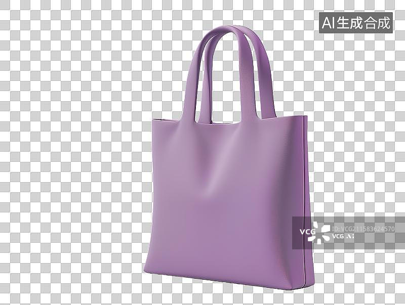 【AI数字艺术】紫色包，帆布袋图片素材