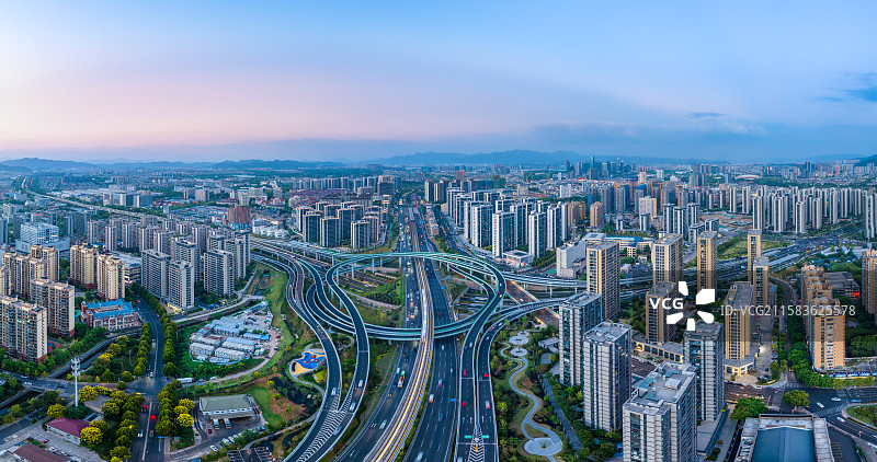 义乌机场路立交图片素材