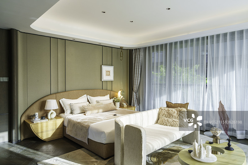 别墅室内卧室图片素材