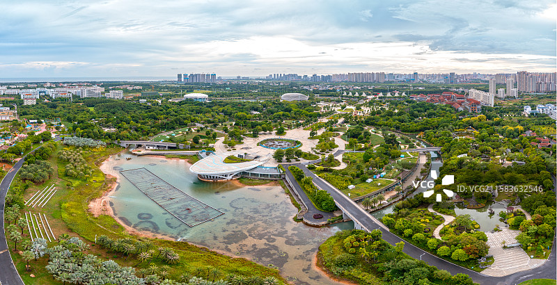 广西北海园博园景区风光图片素材