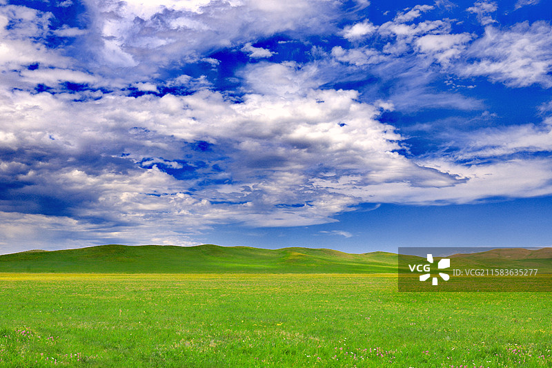 乌珠穆沁草原图片素材