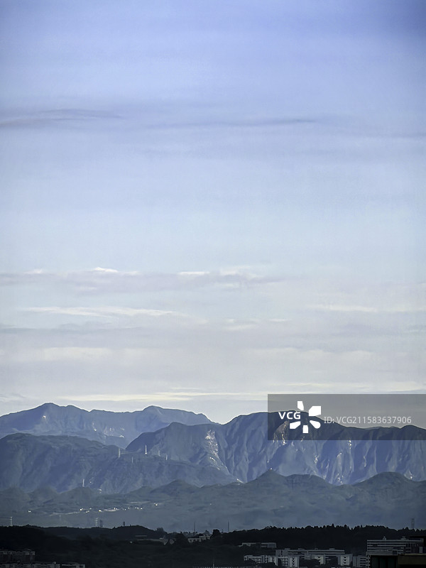 四川盆地龙门山脉狮子王峰、九顶山集锦图片素材