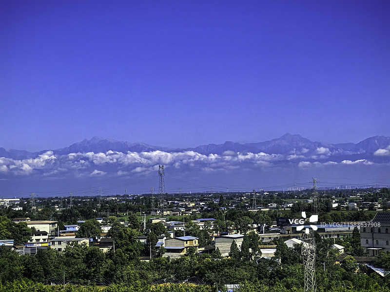 四川盆地龙门山脉狮子王峰、九顶山集锦图片素材