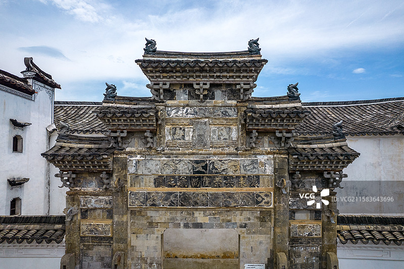 中国浙江省衢州市吴氏宗祠图片素材