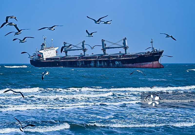 威海布鲁维斯号图片素材