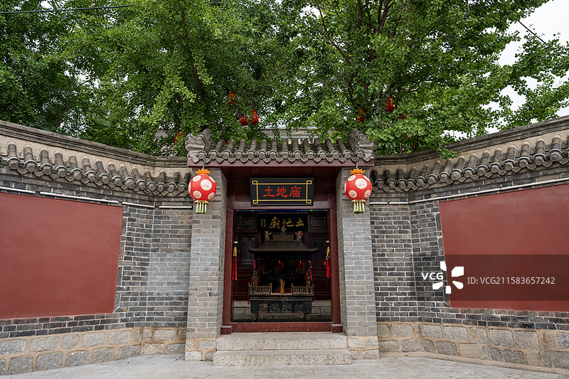 辽宁兴城古城土地庙图片素材