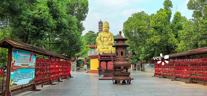 岳阳圣安寺景区图片素材