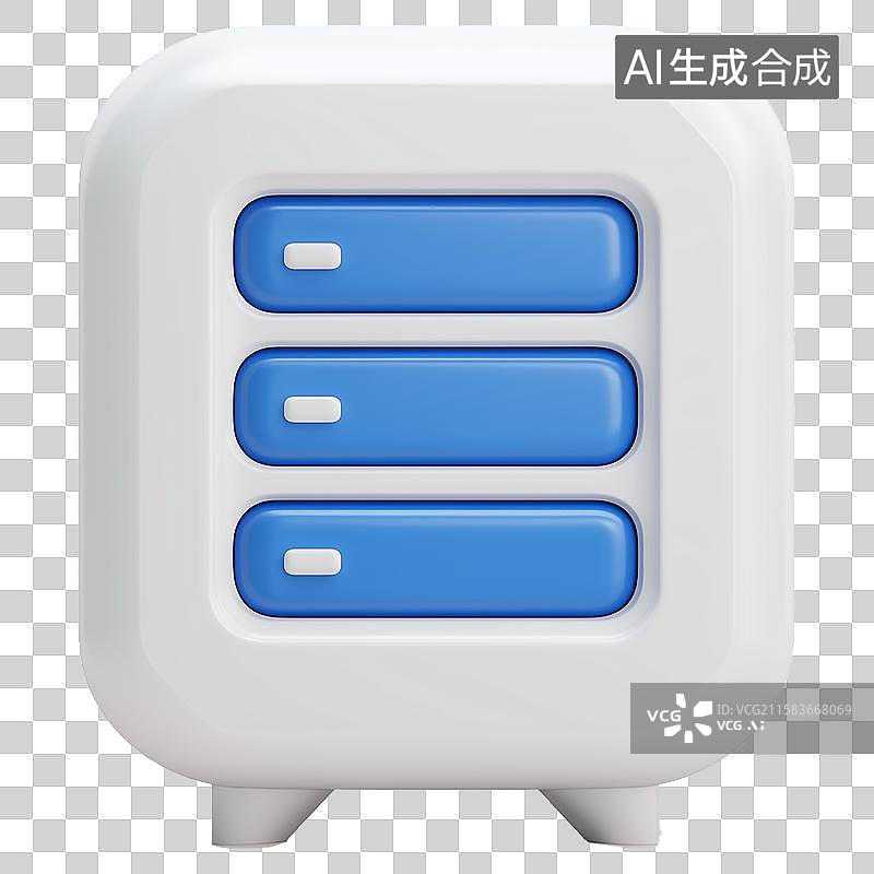 【AI数字艺术】3D风格科技主题之充电宝租赁机元素图片素材