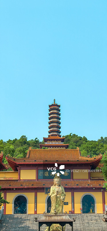 岳阳圣安寺景区图片素材