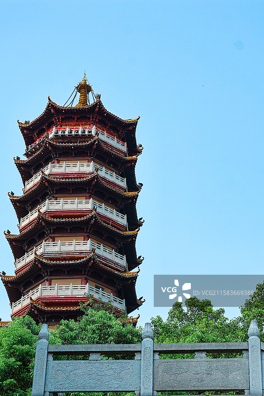 岳阳圣安寺景区图片素材