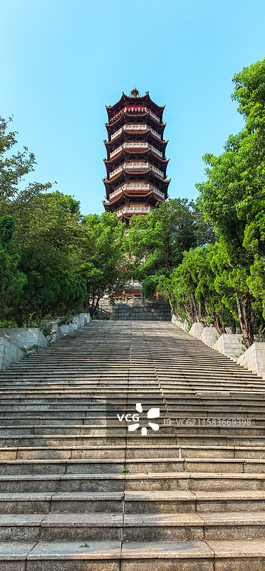 岳阳圣安寺景区图片素材