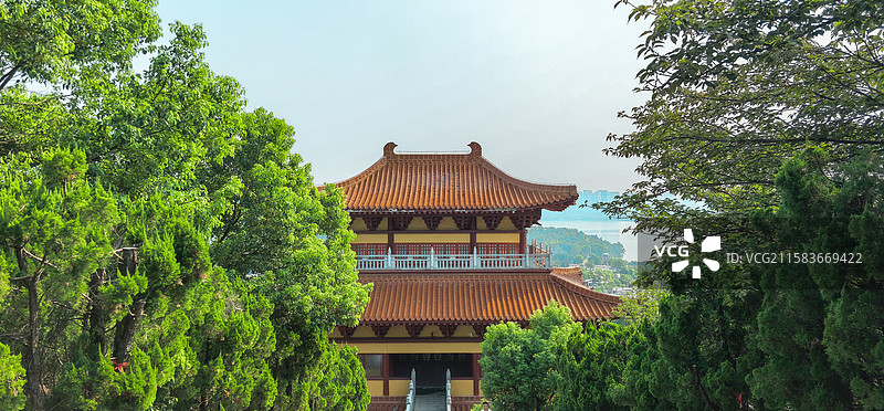 岳阳圣安寺景区图片素材