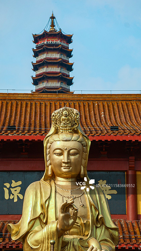 岳阳圣安寺景区图片素材