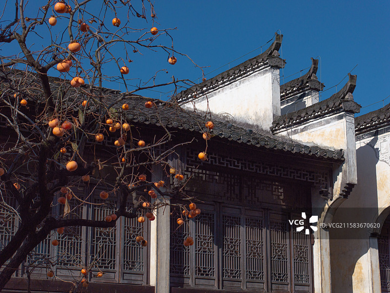 婺源篁岭晒秋图片素材