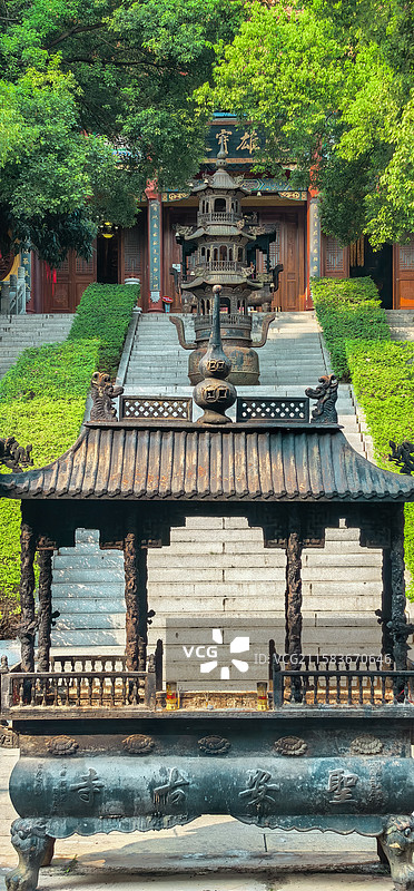 岳阳圣安寺景区图片素材