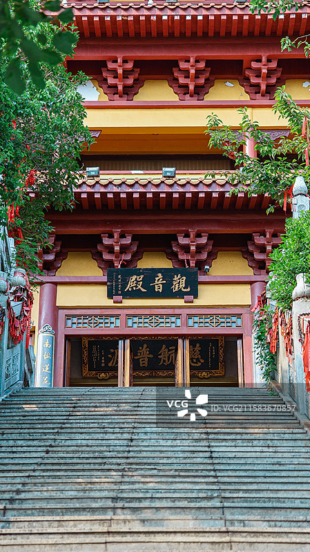岳阳圣安寺景区图片素材