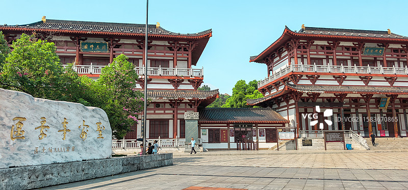 岳阳圣安寺景区图片素材