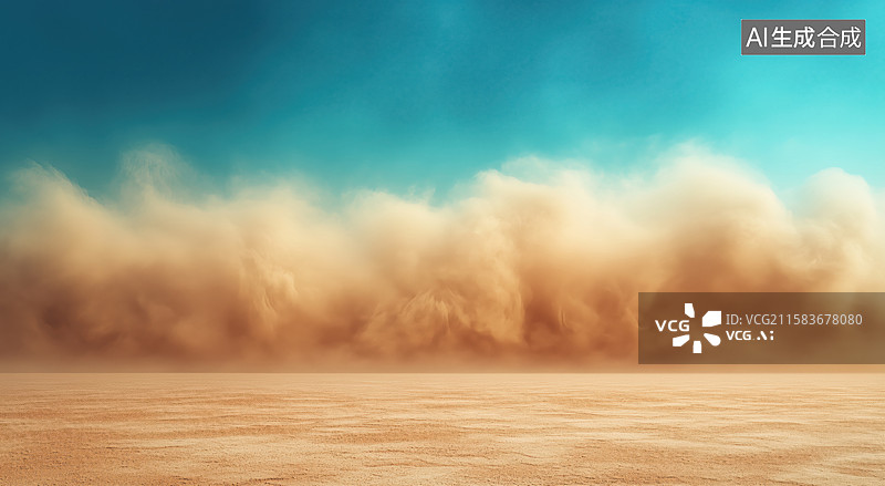 【AI数字艺术】沙城暴特写镜头图片素材