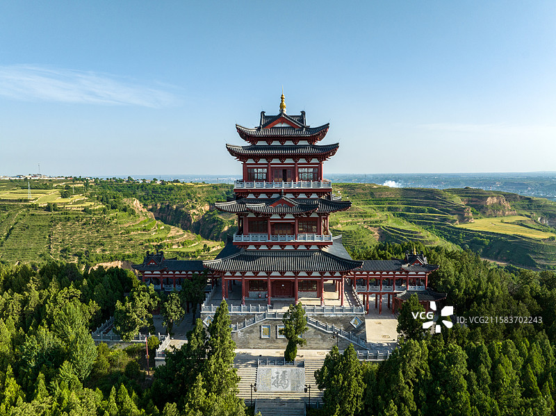 陕西省铜川市药王山景区图片素材