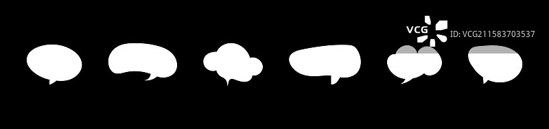 文本消息气泡的对话框图案图片素材